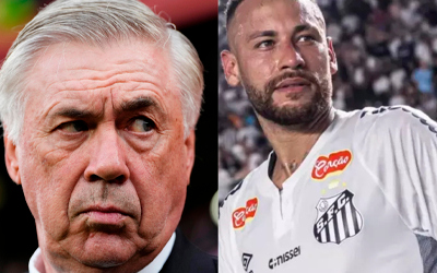Mesmo sem Neymar em campo, Ancelotti mantém ida a jogo do Santos no Brasileirão