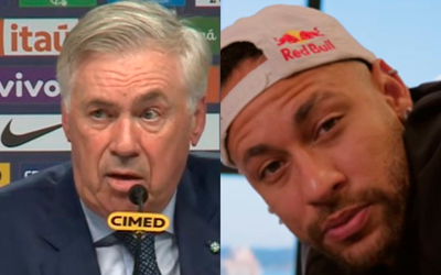 Fim do sonho? Ancelotti vai deixar Neymar Jr. fora da Copa do Mundo, aponta jornalista