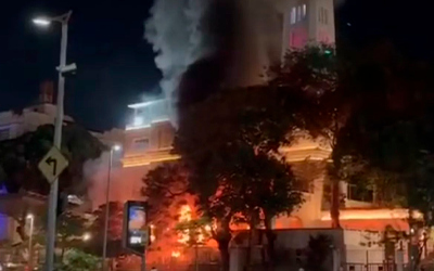 Prefeito revela o que causou incêndio em prédio histórico, palco do Rio Fashion Week