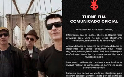Capital Inicial cancela turnê nos EUA após consulado negar visto para músicos