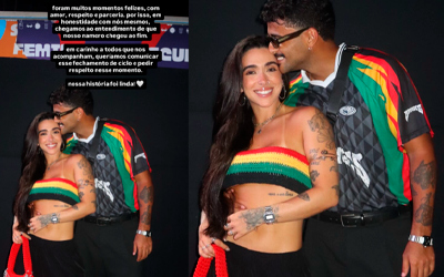 Ex-“BBB”s Lucas Pizane e Giovanna Lima anunciam o fim do namoro: “Nossa história foi linda”