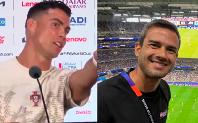 Cristiano Ronaldo alfineta jornalista brasileiro fã de Messi: “Não gosta de mim”