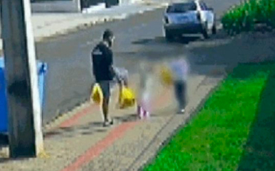 Polícia Civil indicia homem flagrado chutando filha de 3 anos no Paraná
