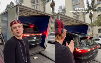 Juliano Floss recebe prêmio que ganhou no BBB26: “Meu primeiro carro”