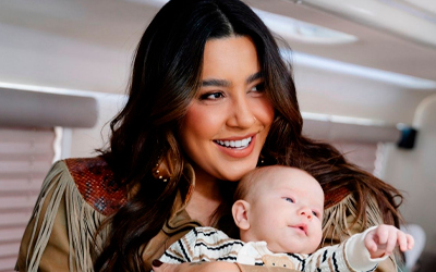 No Dia das Crianças, Lauana Prado revela rosto do filho Dom pela primeira vez